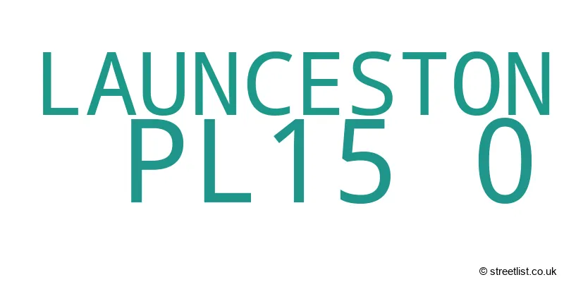 A word cloud for the PL15 0 postcode